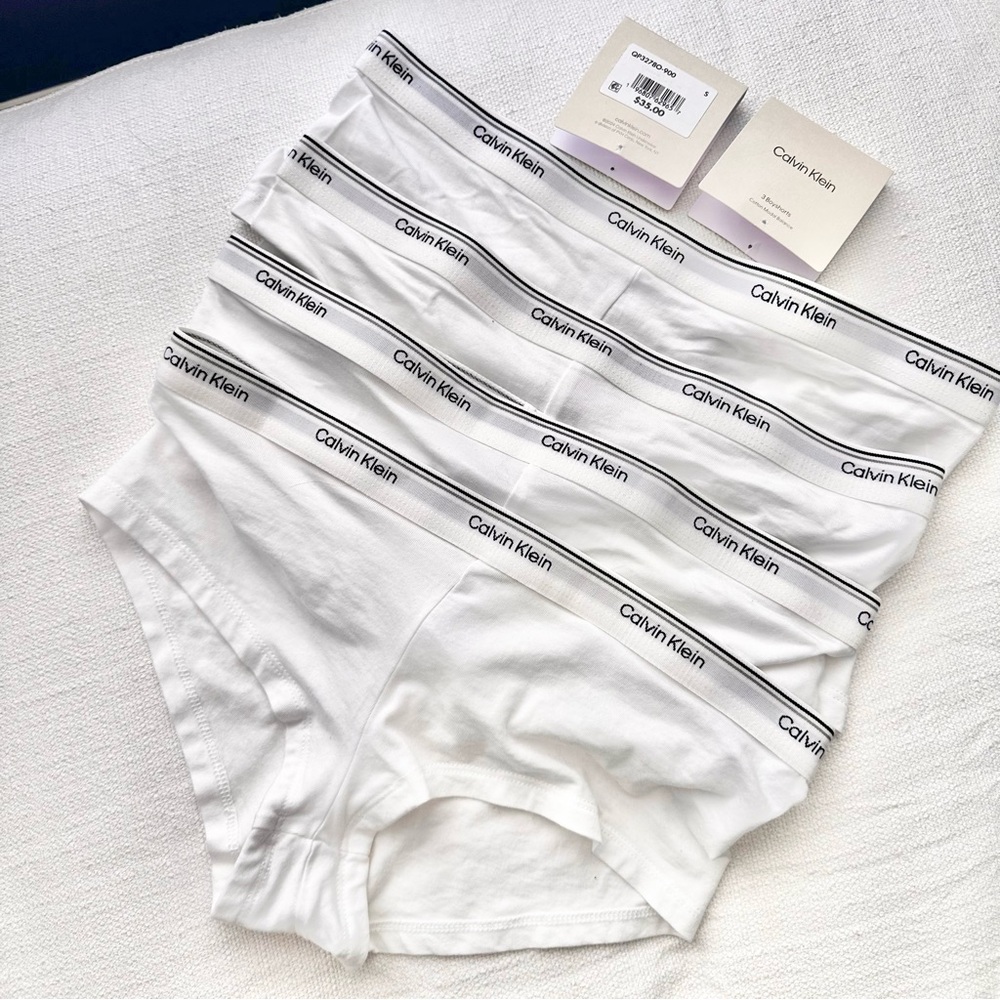 Calvin Klein Cotton Modal Boyshort Panties (4 Pairs)